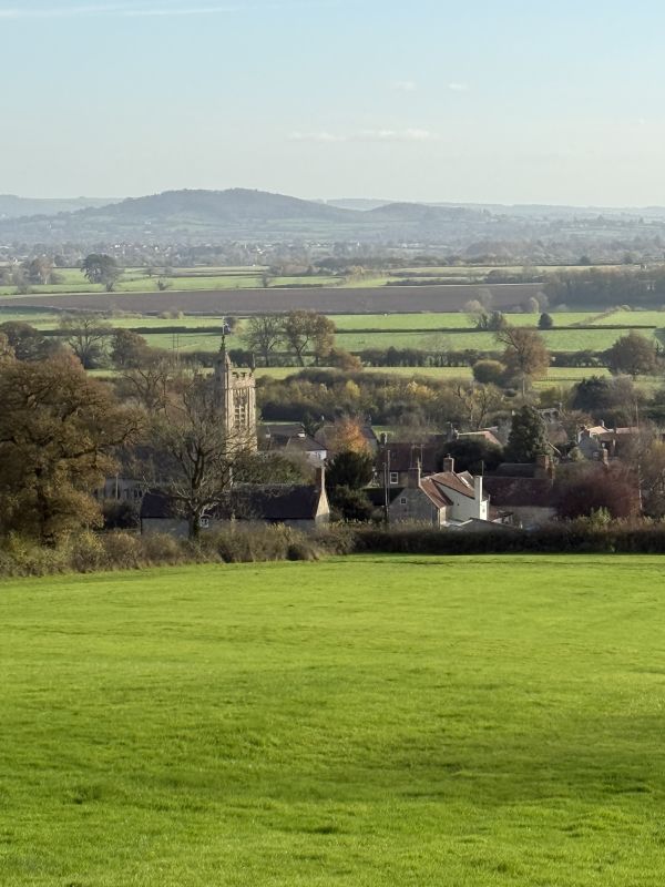 A view of Bourton on a sunny November day.