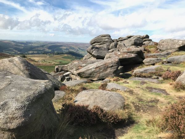Burbage Rocks, Derbyshire