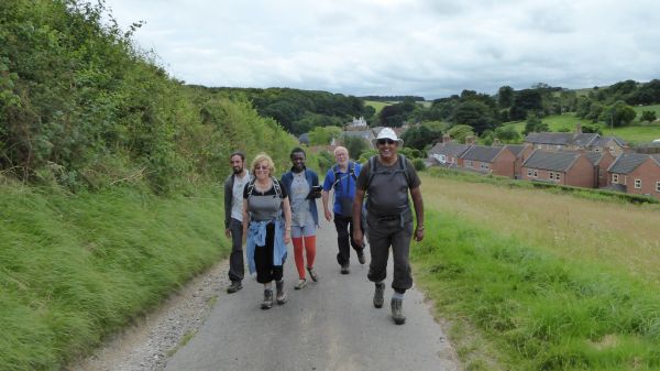 group walking