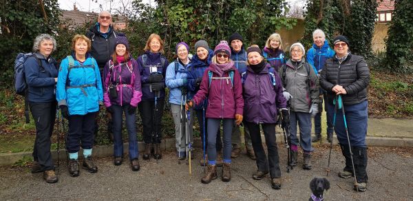 Some of Clevedon Ramblers. 2022.