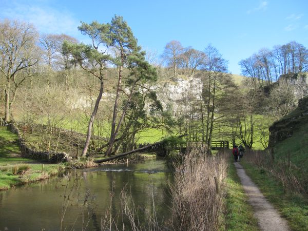 A view of the River Dove in the dales