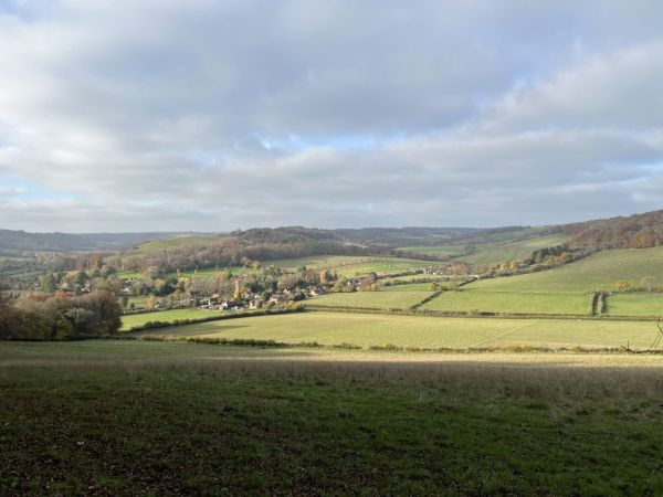 Stunning views of the Chiltern Hills