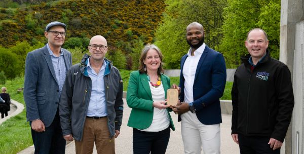 Diversity champion scoops top Scottish Walking Awards title.