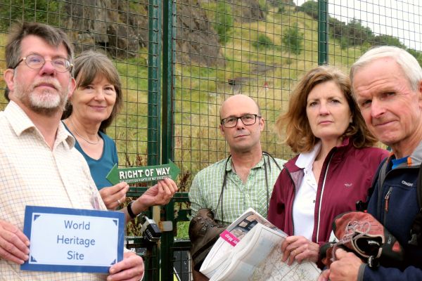 Campaigners have united against ‘farcical’ shutting of iconic 200-year-old Edinburgh path 