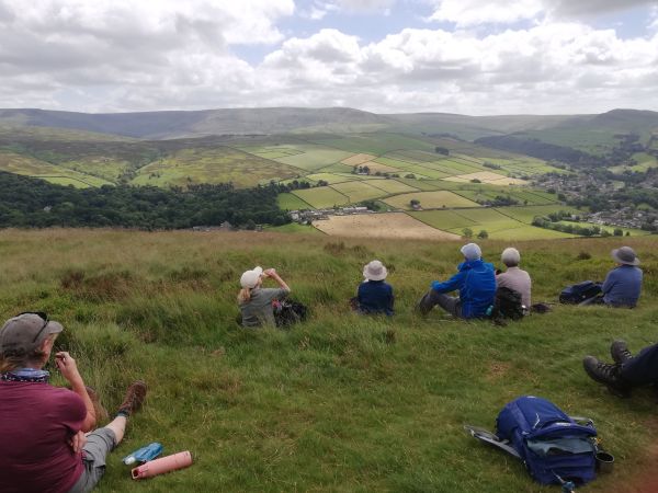 Picnic above Rowarth