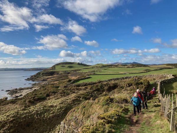 Walking the coastal path from Rockcliffe